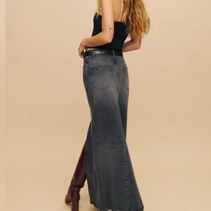 Reformation Tazz Maxi Denim Skirt